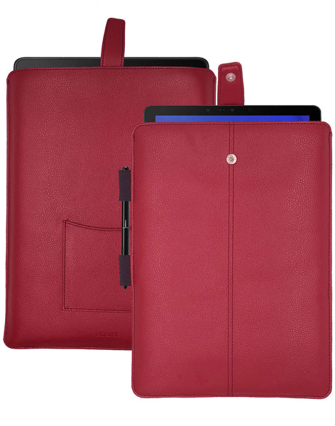 Samsung Galaxy Tab S3 Case in Blue online Faux leather | Screen Cleaning and Sanitizing Case | NueVue Tab S3 sleeve | antibacterial lining | Gift